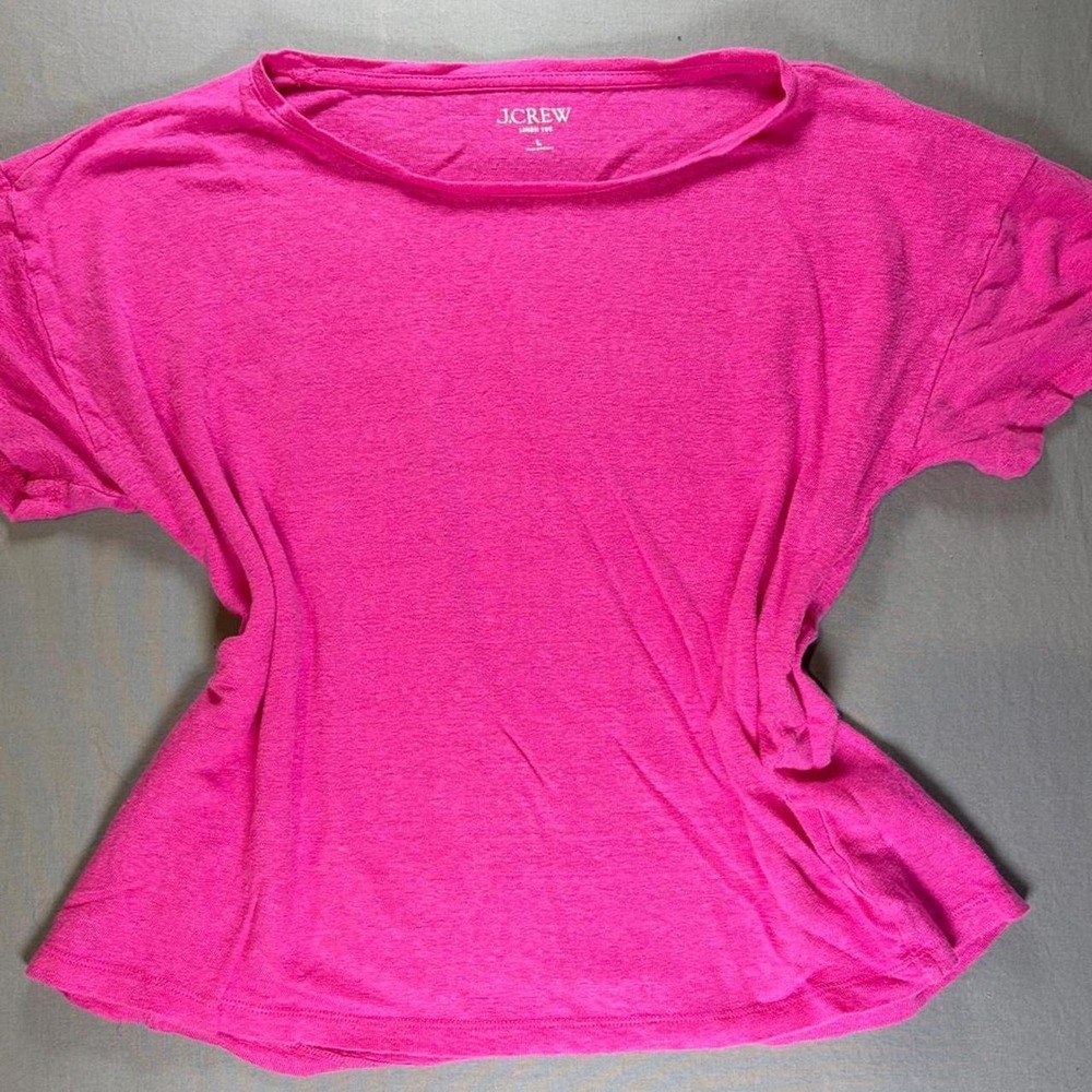 J Crew Linen T Shirt
